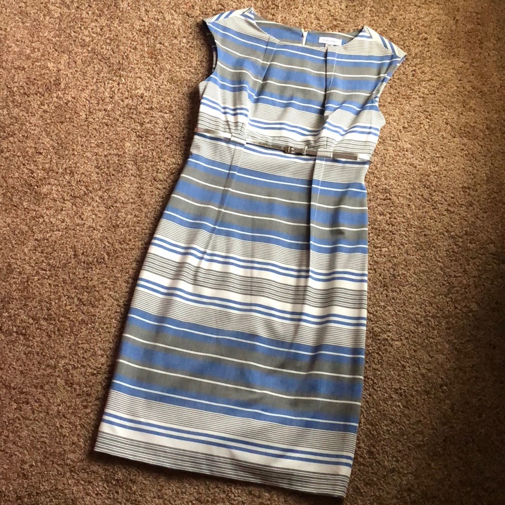 Calvin Klein striped dress